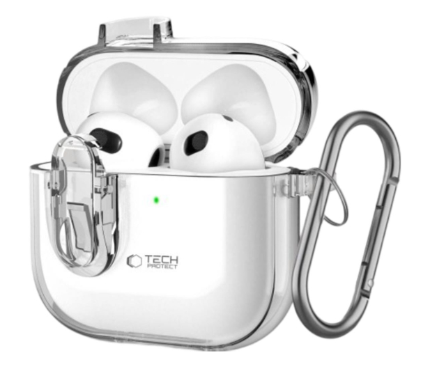 TECH-PROTECT Slim Hook do Apple AirPods 4. generacji Clear 5906302371792 - 1296608 - zdjęcie